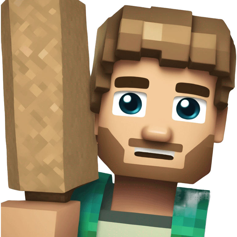 Minecraft steve emoji