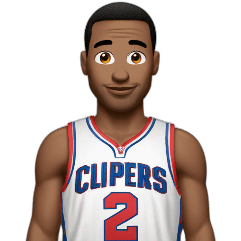 donald duck wearing clippers jerssey emoji