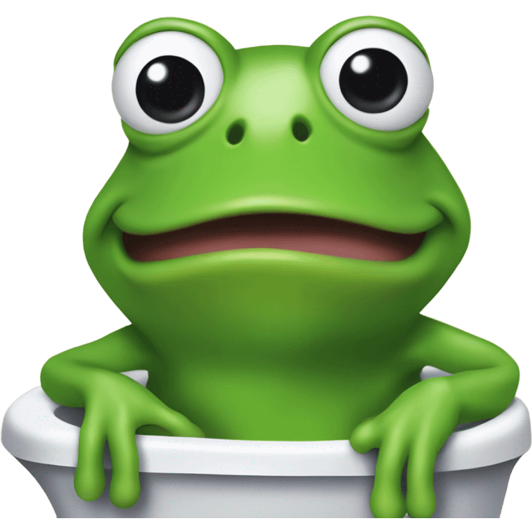 kermit head in toilet emoji