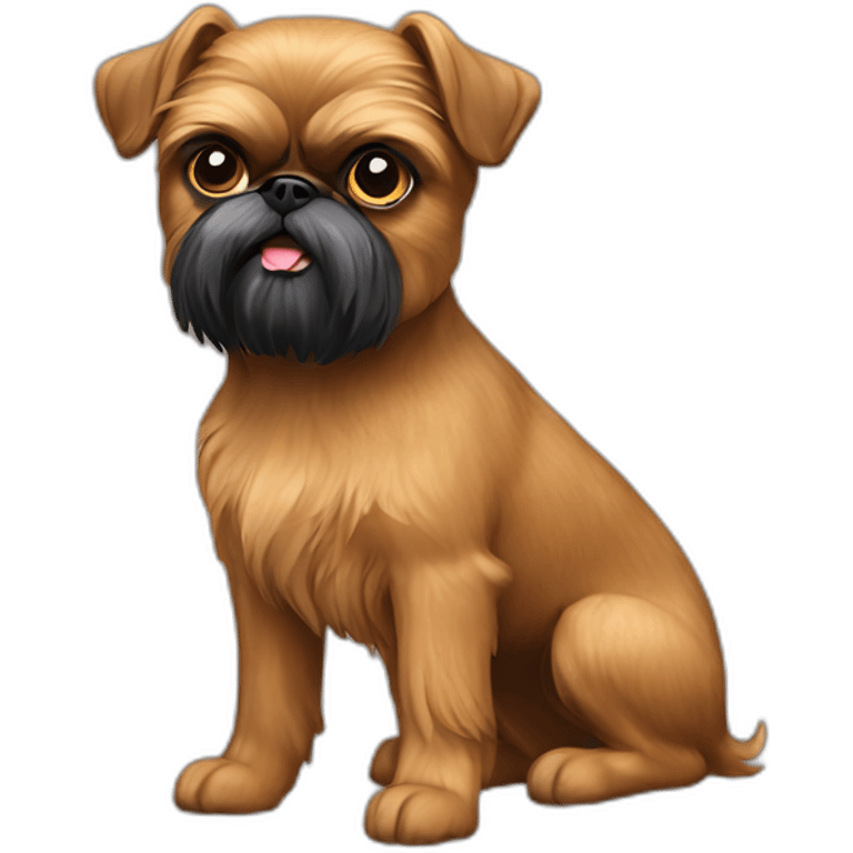 brussels griffon dog emoji