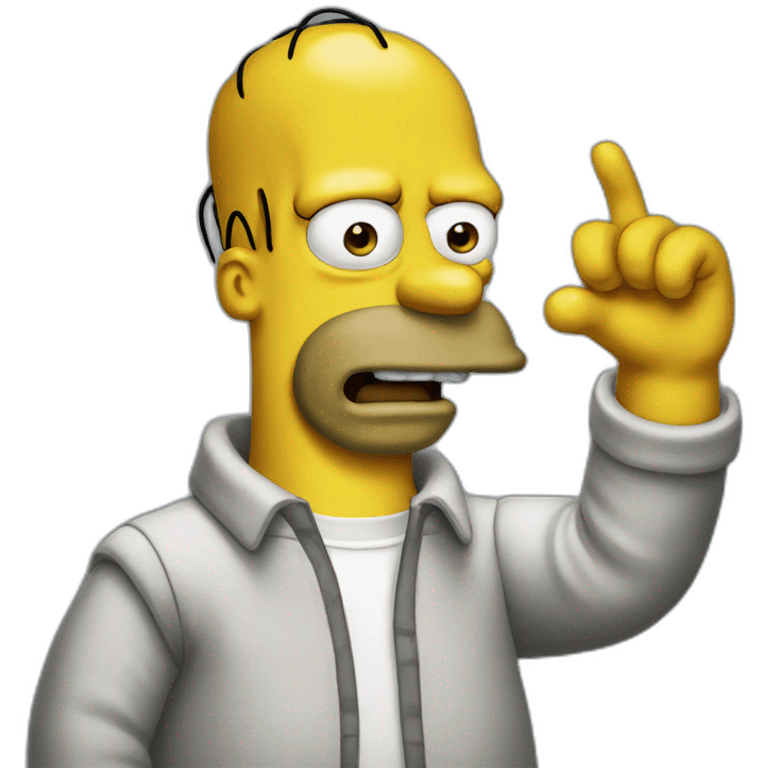 homer simpsons emoji