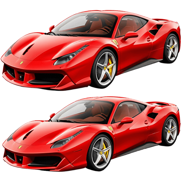 Ferrari 488 GTB - Ferrari (Model Year: 2020) (Iconic colour: Red) emoji