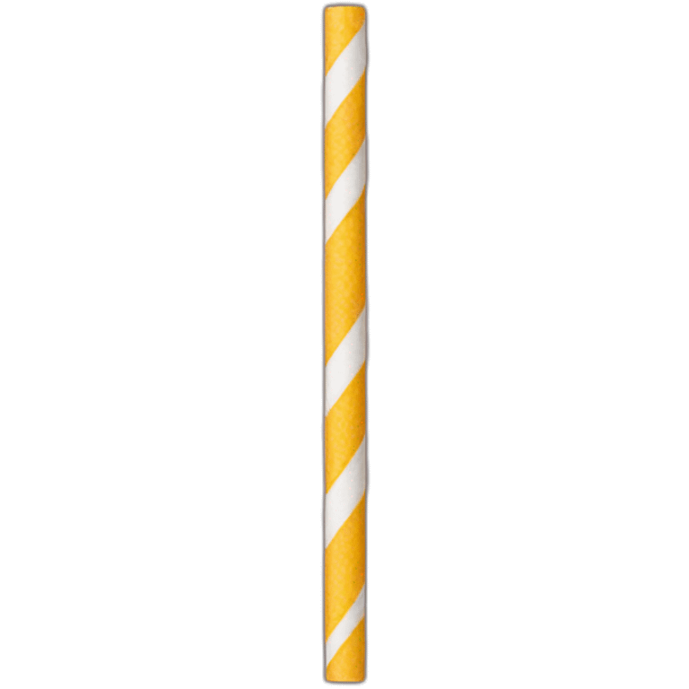 Colored Paper straw emoji