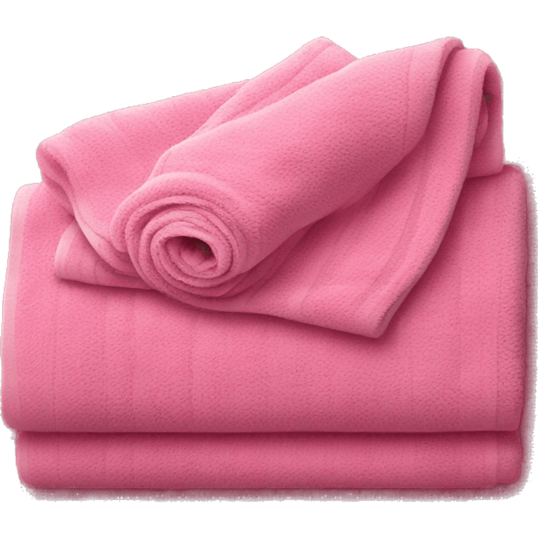 pink towel emoji