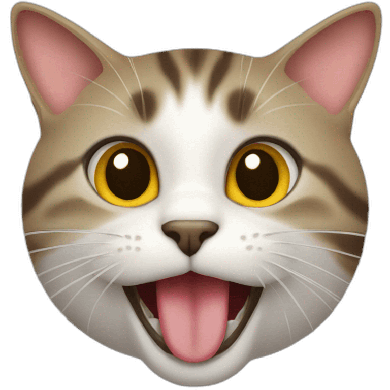 cat-licking-itself emoji