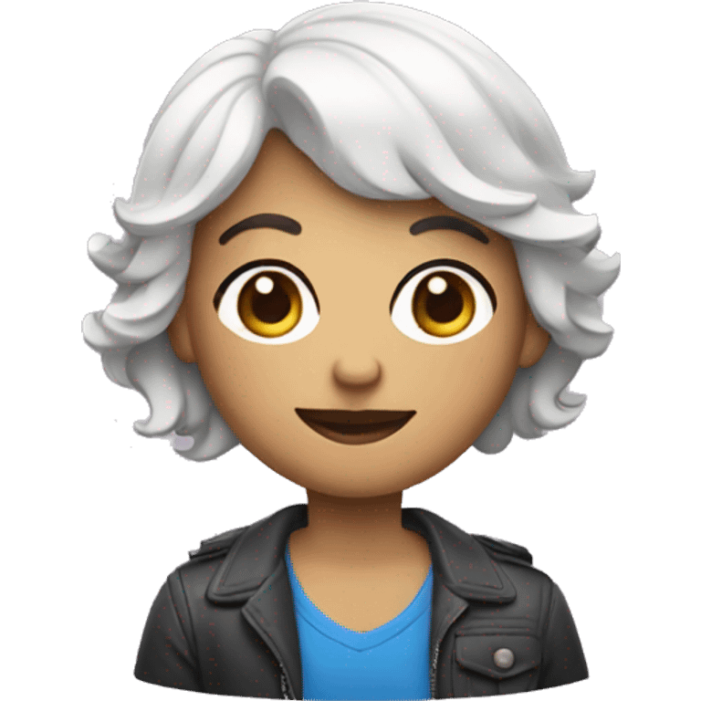 apple styled memoji holding a macbook emoji