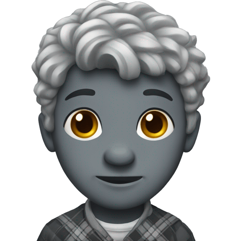 Little gray Scottish emoji