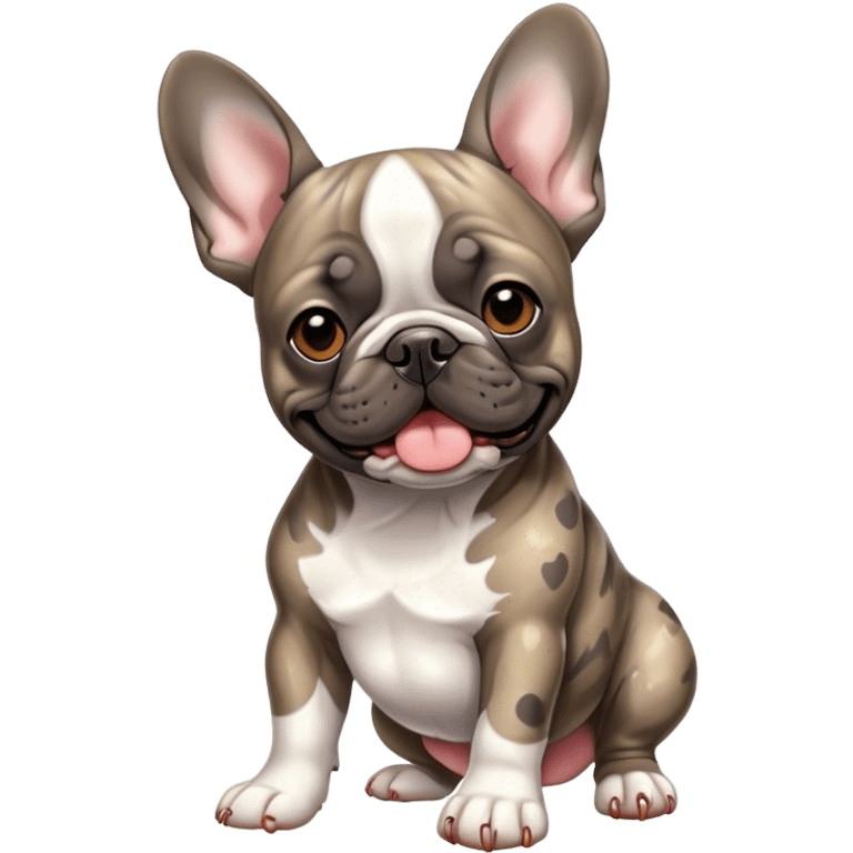 Merle French Bulldog emoji