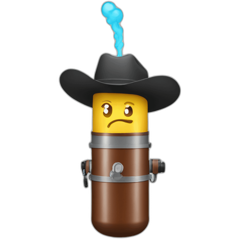 Cowboy oxygen tank emoji