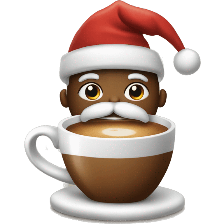 Christmas coffe emoji