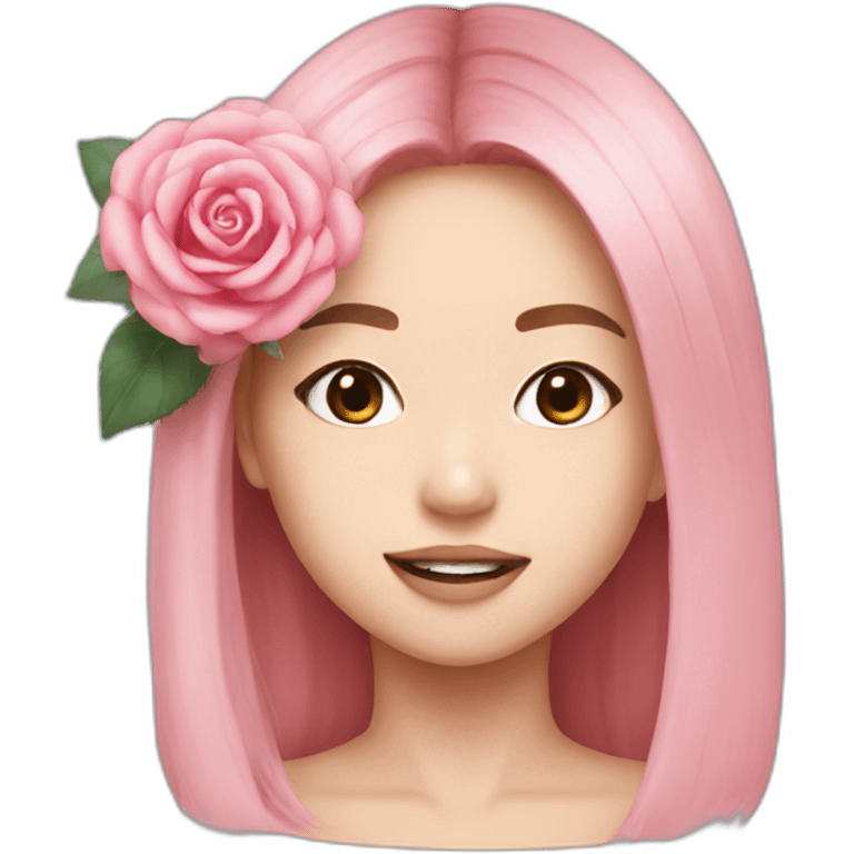 rose blackpink emoji