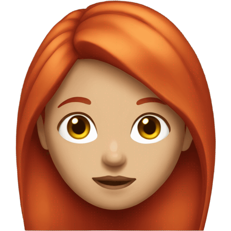 Red hair girl  emoji