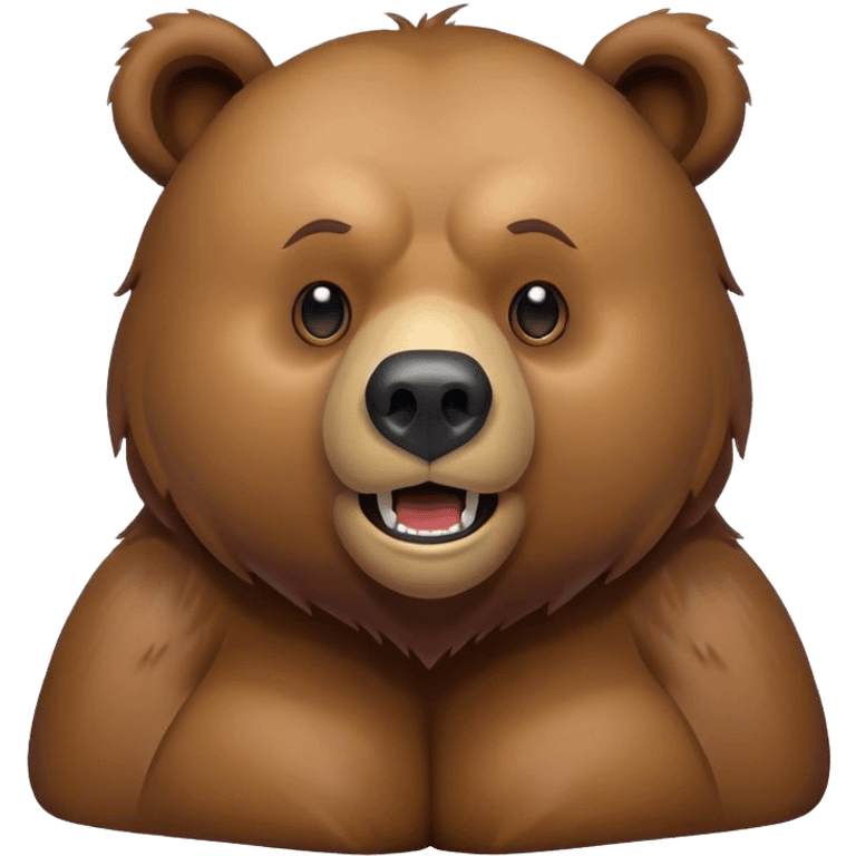 Grizzly bear emoji