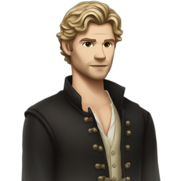 Klaus mikaelson realistic detailed emoji