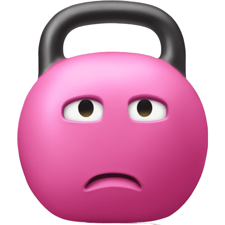 pink Kettlebell  emoji