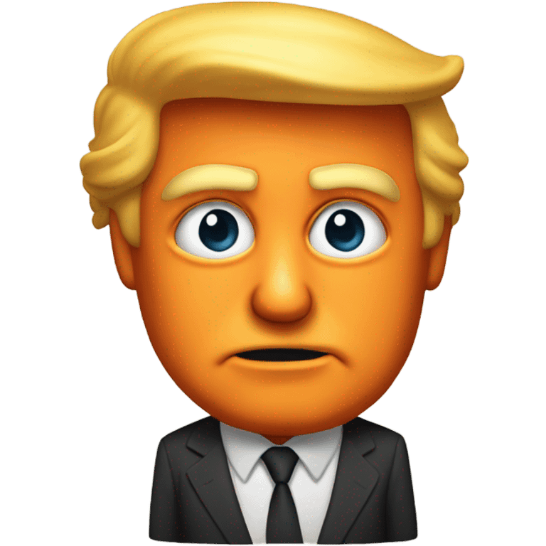 Orange trump  emoji