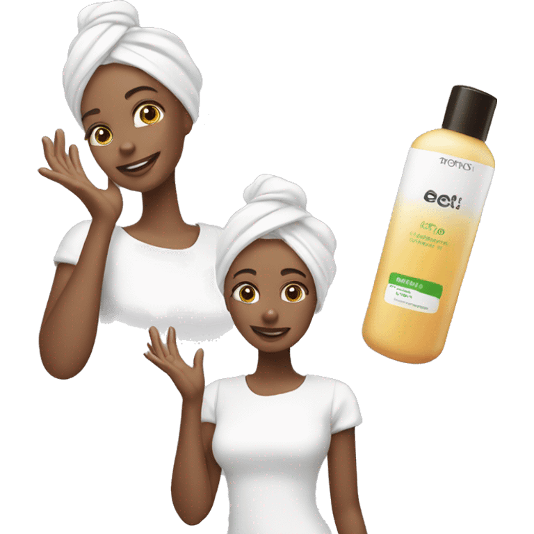 Crea productos de skincare  emoji