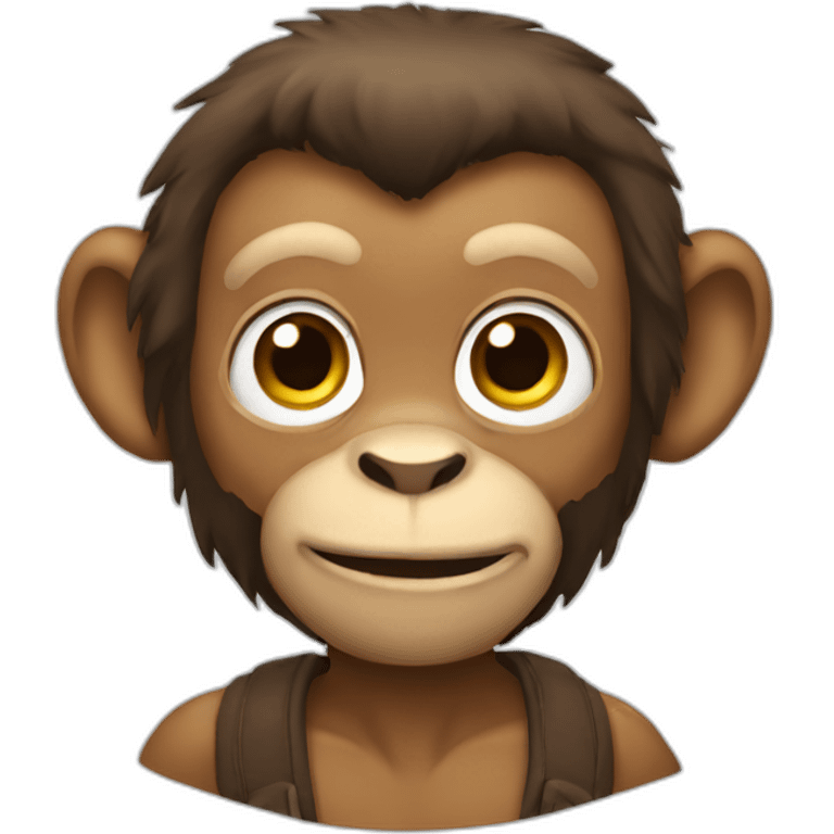 monkey digner emoji