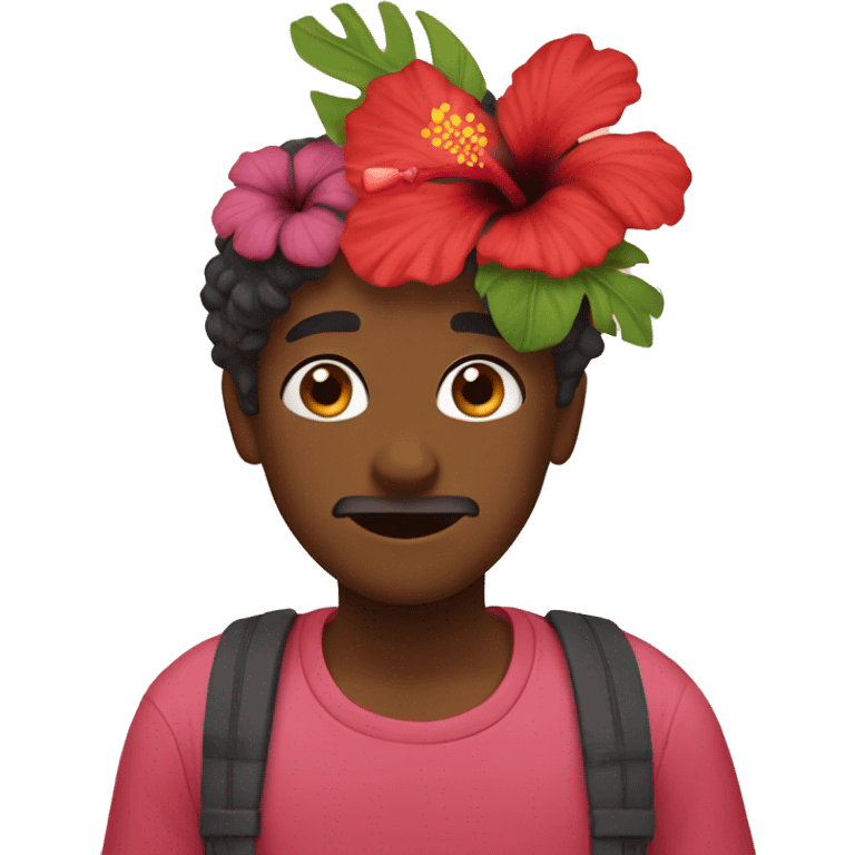 hibiscus emoji