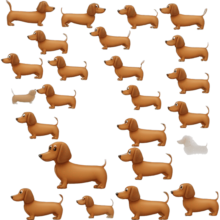 Wiener dog emoji