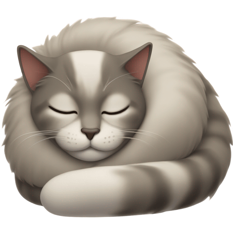 Cat sleeping  emoji