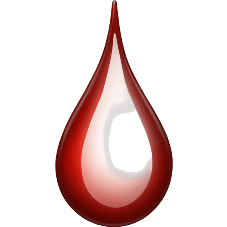 Blood drop emoji