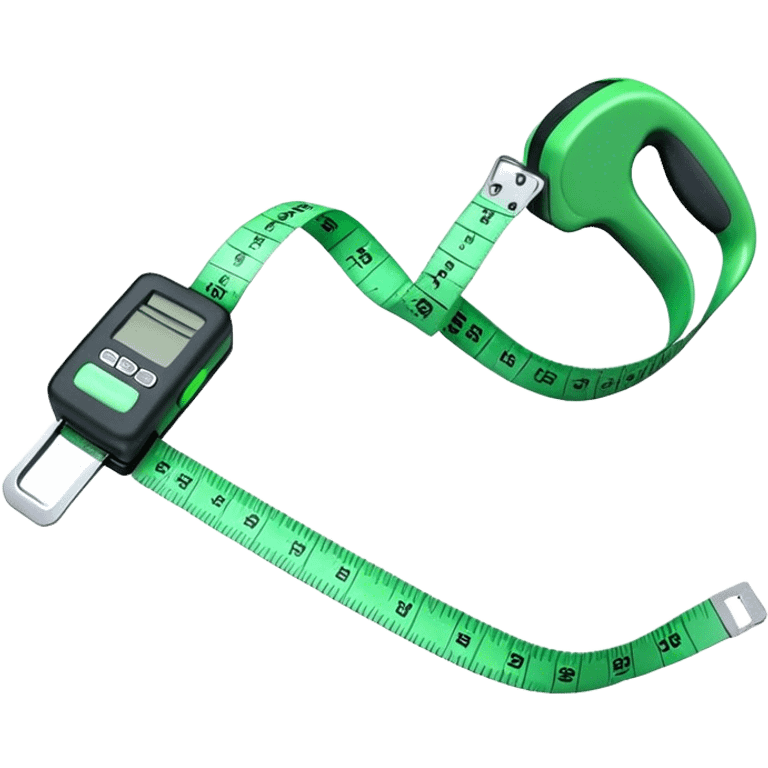 green measuring tape  emoji