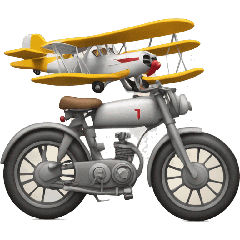 bike and plane emoji