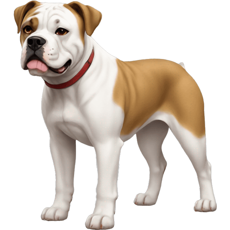 American Bulldog Dog Breed Full Body emoji