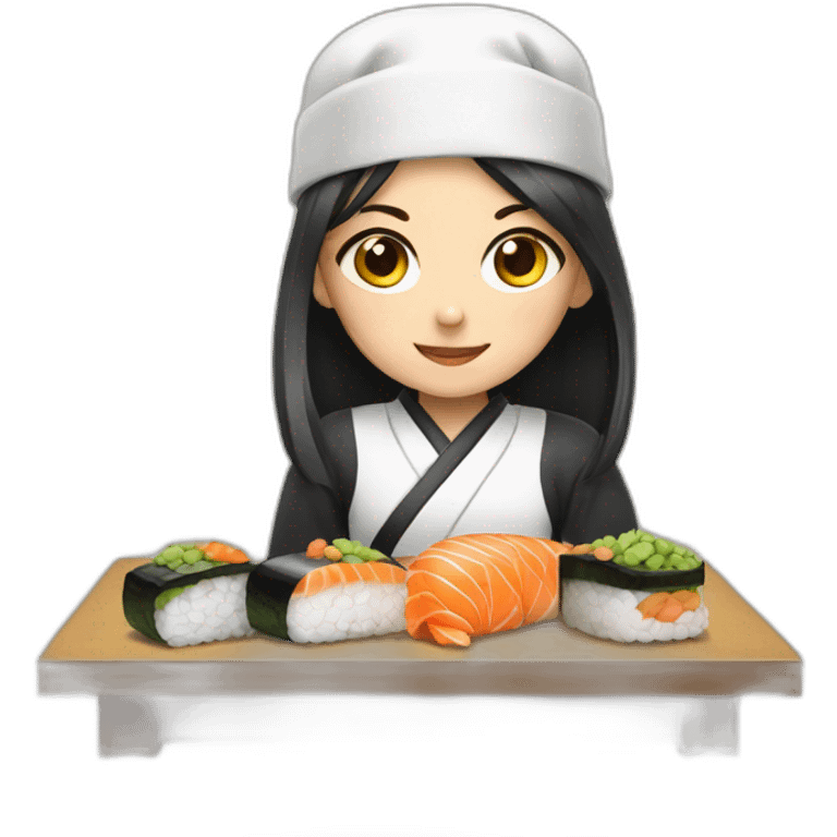 Sushi girl emoji