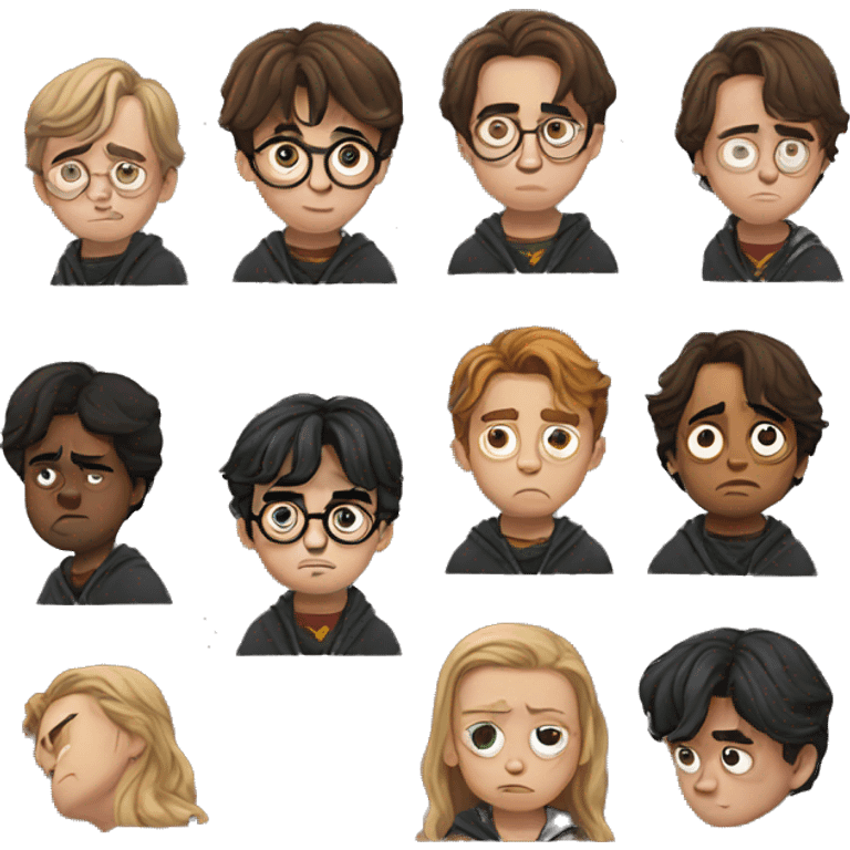 Harry Potter sad emoji