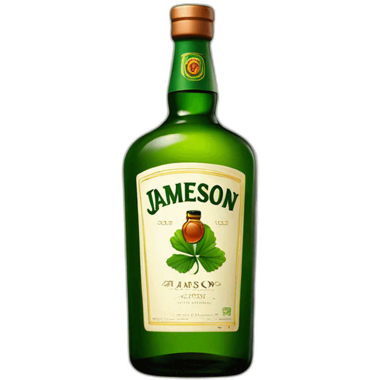 Jameson Irish whiskey bottle emoji