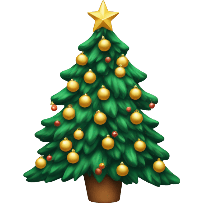 Aesthetic Christmas tree emoji