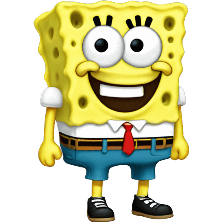 Sponge bob full body emoji