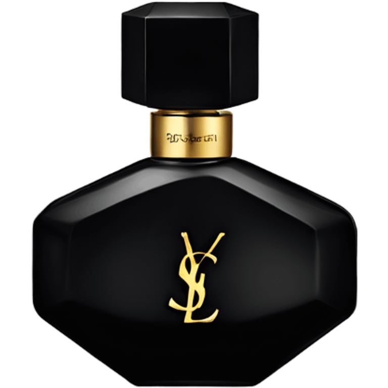 black ysl perfume emoji