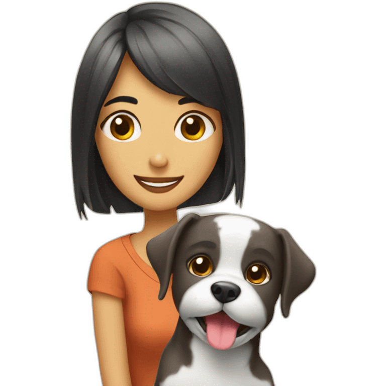 Chat ami avec chien emoji