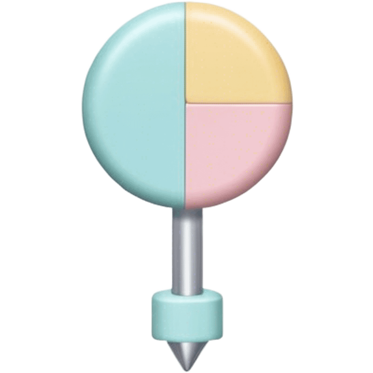 pastel 
pushpin emoji