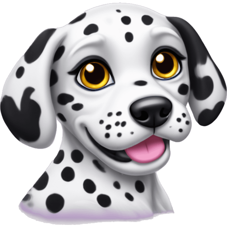 lisa frank dalmatian puppy emoji