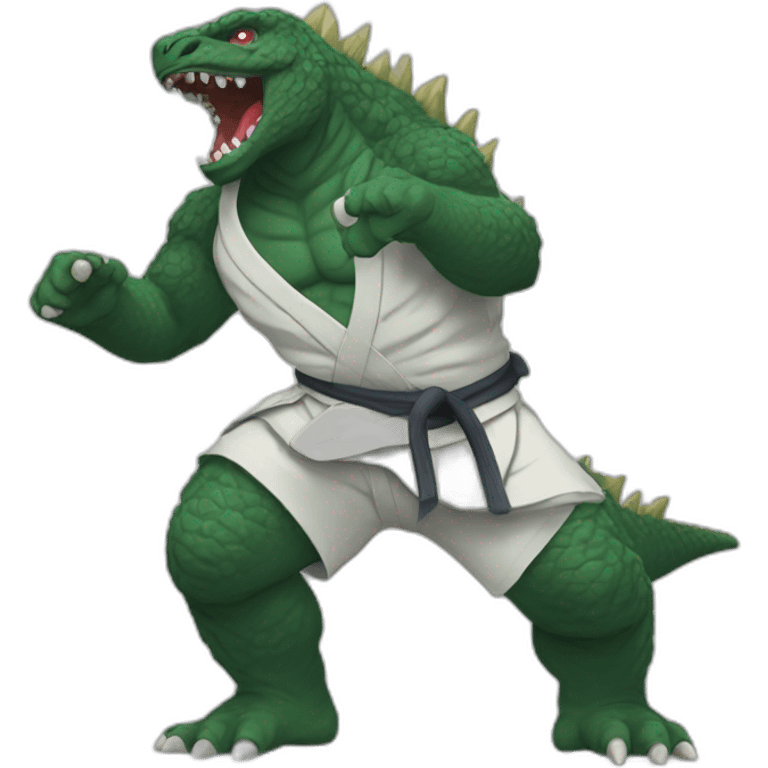 Godzilla jiu jitsu  emoji