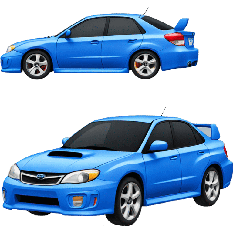 blue subaru impreza emoji