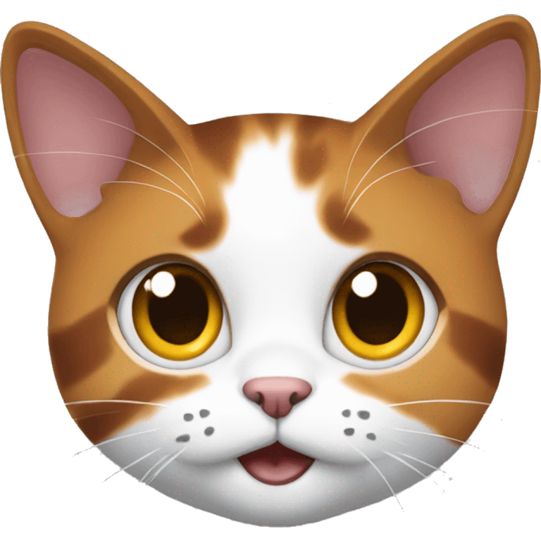 calico cat surprised emoji