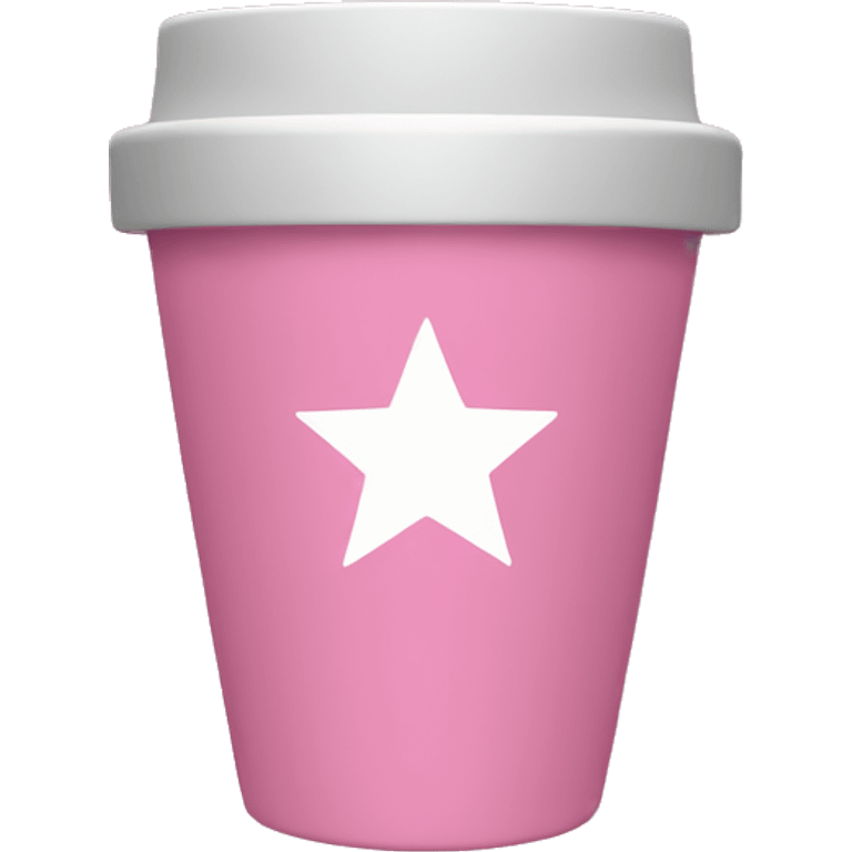 Stanley Tumblr cup in the color pink emoji