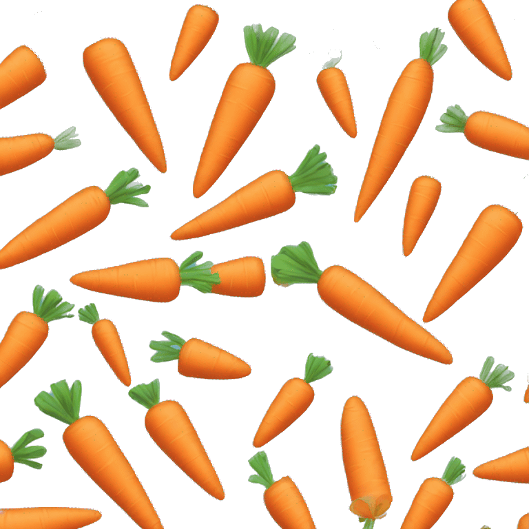 a carrot with a ribbon emoji