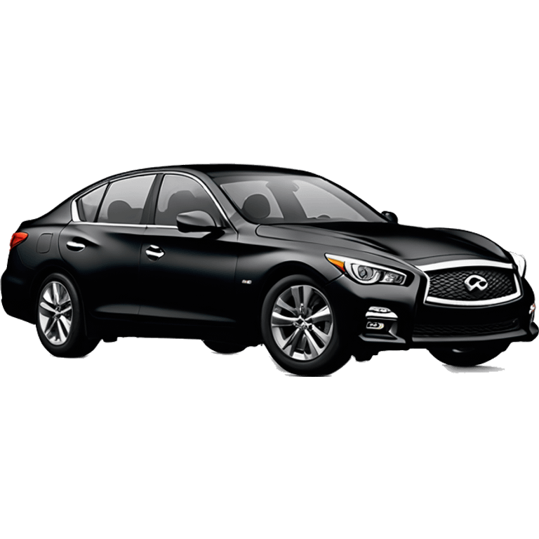 black infiniti q50 emoji