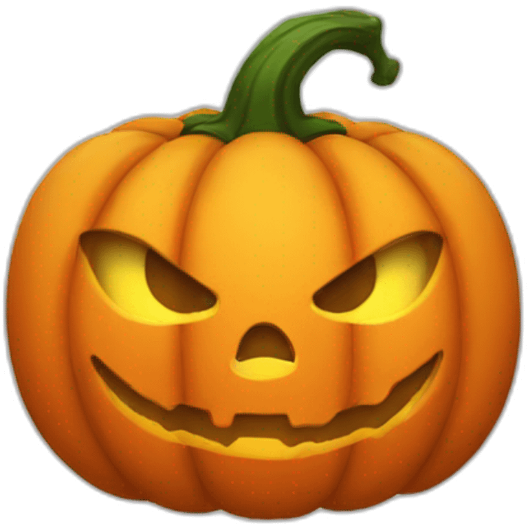 halloween Pumpking face emoji