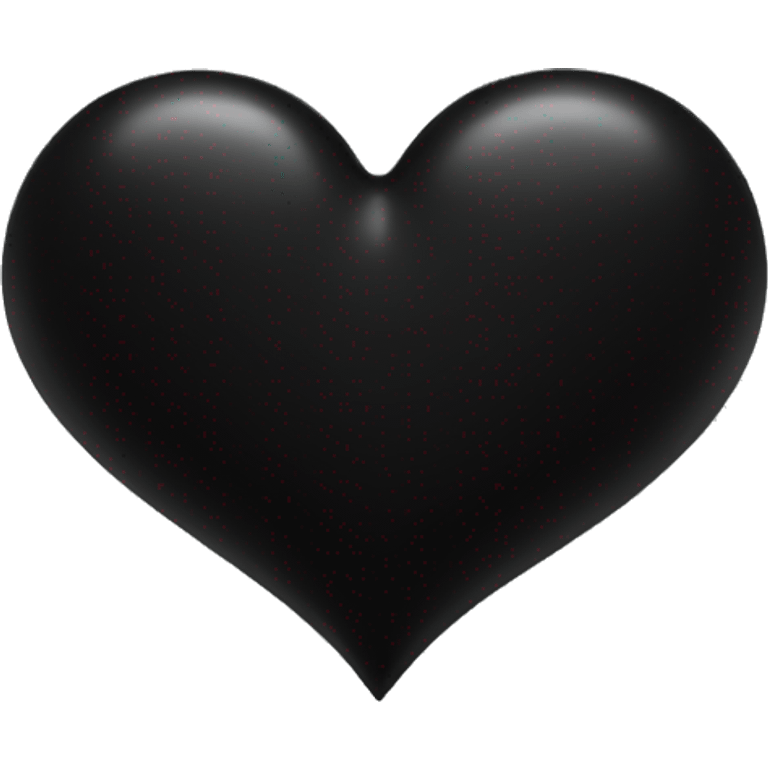 black heart emoji