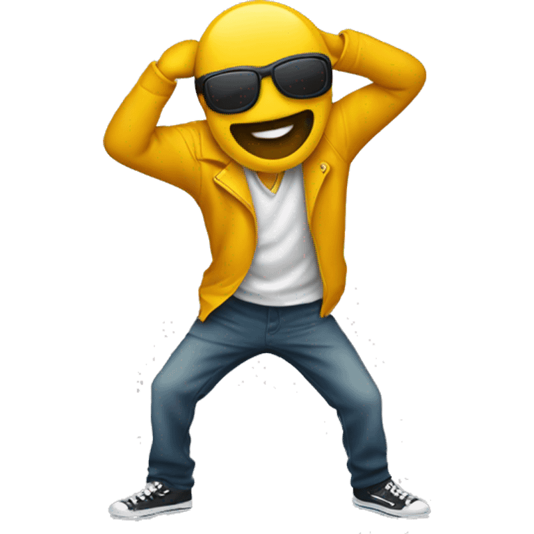 Someone dabbing  emoji