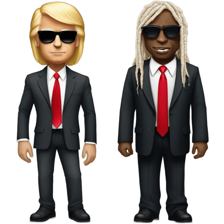 Donald trump and lil Wayne emoji