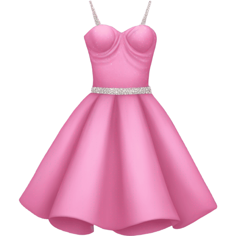 Pink prom dress emoji