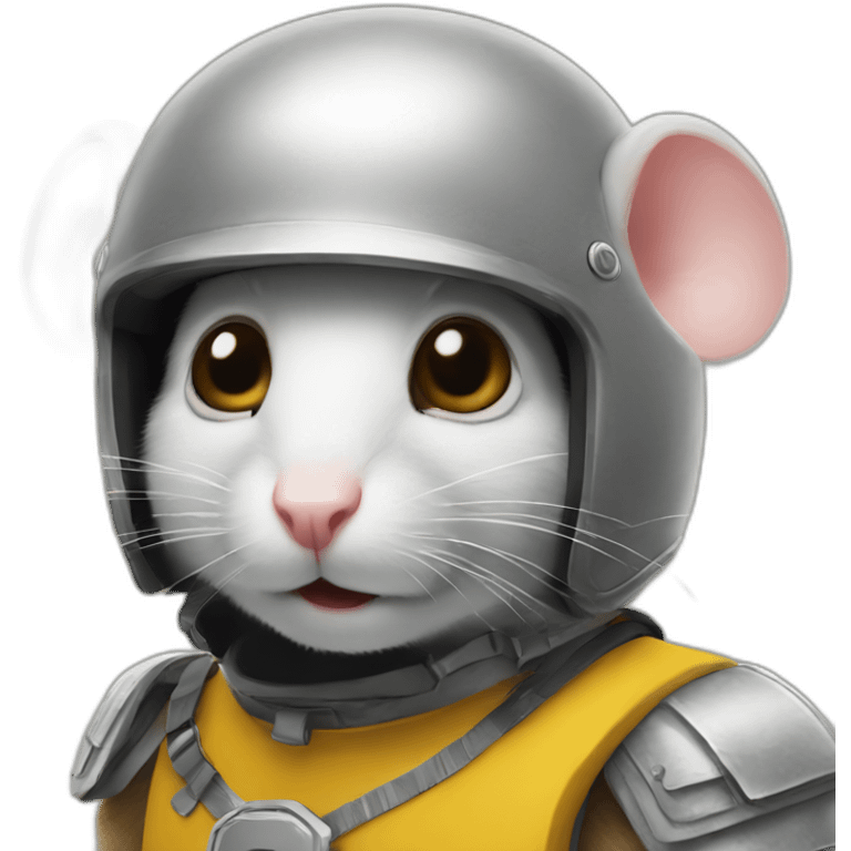 mouse in helmet emoji